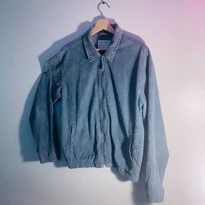 BDG Teal Corduroy Harrington Jacket (Size Small)